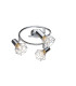 Xara I Ceiling Spotlight Clusters Chrome 3x E14-1