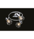 Xara I Ceiling Spotlight Clusters Chrome 3x E14-2
