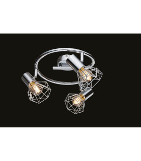 Xara I Ceiling Spotlight Clusters Chrome 3x E14-2
