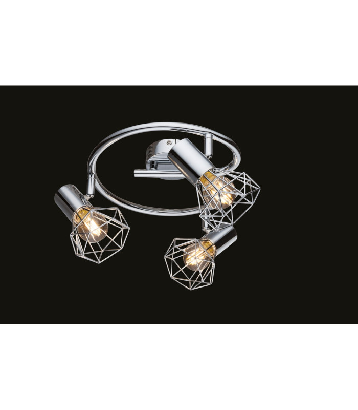 Xara I Ceiling Spotlight Clusters Chrome 3x E14-2
