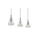 Xara I Ceiling Spotlight Clusters Chrome 3x E14-3
