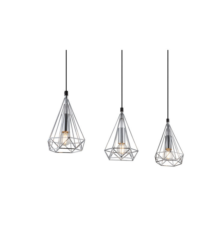Xara I Ceiling Spotlight Clusters Chrome 3x E14-3