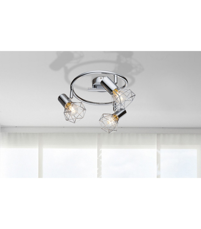 Xara I Ceiling Spotlight Clusters Chrome 3x E14-4