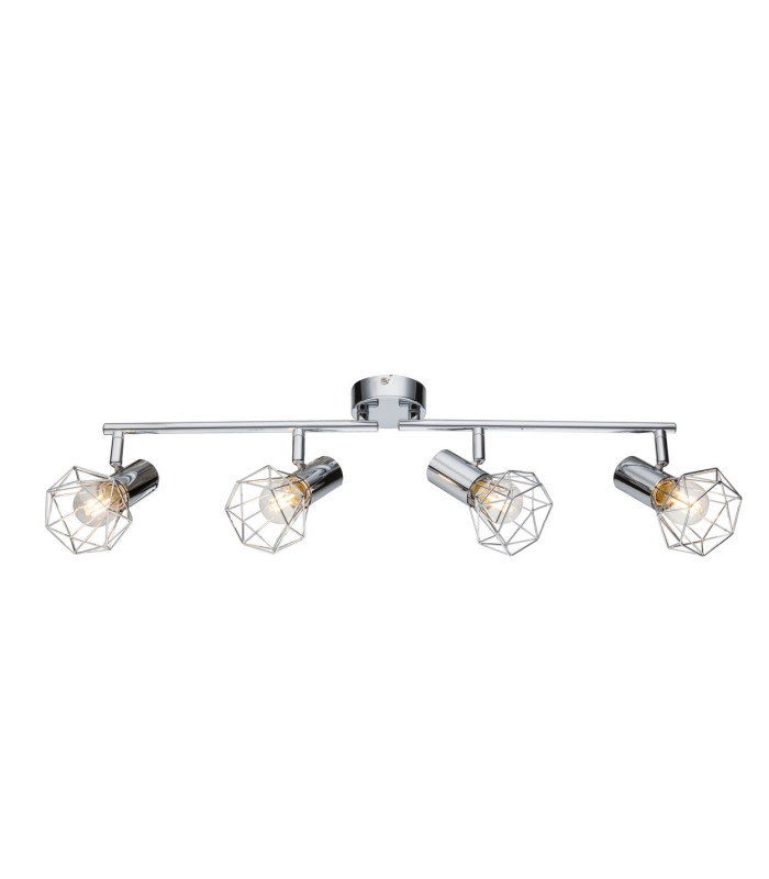 Xara I Ceiling Spotlight Bar Chrome 4x E14-1