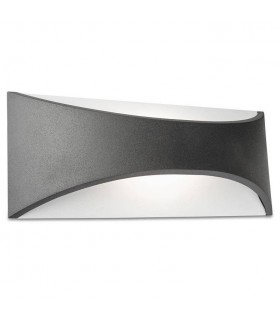 LED Outdoor Up Down Wall Light Urban Grey IP65 - 1