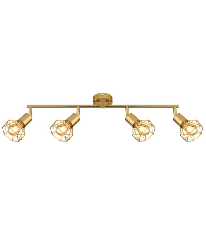 Xara I Ceiling Spotlight Bar Gold Colors 4x E14-3