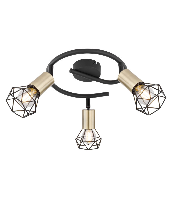 Xara I Ceiling Spotlight Clusters Black Gold 3x E14-1