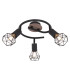 Xara I Ceiling Spotlight Clusters Black Brown 3x E14-1