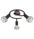 Xara I Ceiling Spotlight Clusters Black Brown 3x E14-2