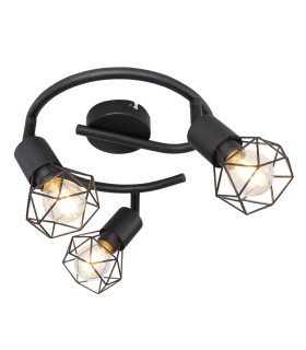 Xara I Ceiling Spotlight Clusters Black 3x E14-1