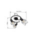 Xara I Ceiling Spotlight Clusters Black 3x E14-9