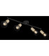 Xara I Ceiling Spotlight Bar Black Gold 4x E14-6