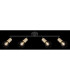Xara I Ceiling Spotlight Bar Black Gold 4x E14-7