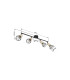 Xara I Ceiling Spotlight Bar Black Gold 4x E14-8