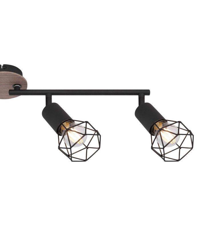 Xara I Ceiling Spotlight Bar Black 4x E14-5