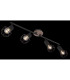 Xara I Ceiling Spotlight Bar Black 4x E14-6