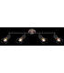 Xara I Ceiling Spotlight Bar Black 4x E14-7