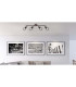 Xara I Ceiling Spotlight Bar Black 4x E14-8
