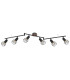 Xara I Ceiling Spotlight Bar Black 6x E14-2