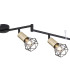 Xara I Ceiling Spotlight Bar Black Gold 6x E14-3