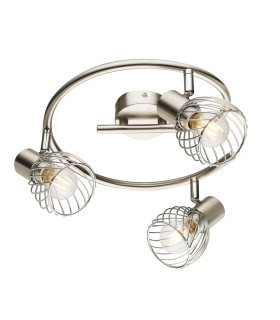 Texas Ceiling Spotlight Clusters Nickel Matt 3x E14-1