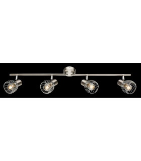 Texas Ceiling Spotlight Bar Nickel Matt 4x E14-2
