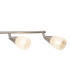 Franziska Ceiling Spotlight Bar Nickel Matt Clear Glass Shade 4x E14-5