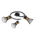 Purra Ceiling Spotlight Clusters Black 3x E14-2
