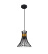 Purra Wire Frame Pendant Ceiling Light Black 1x E27-2