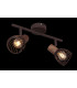 Isabelle Twin Ceiling Spotlight Rust Colored 2x E14-6