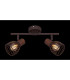 Isabelle Twin Ceiling Spotlight Rust Colored 2x E14-7