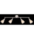 Tadeus I Ceiling Spotlight Bar Nickel Matt Satined Glass Shade 4x E14-2