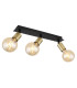 Liliana Ceiling Spotlight Bar Matt Black 3x E27-1