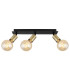 Liliana Ceiling Spotlight Bar Matt Black 3x E27-3