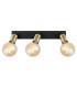 Liliana Ceiling Spotlight Bar Matt Black 3x E27-4