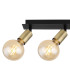 Liliana Ceiling Spotlight Bar Matt Black 3x E27-5