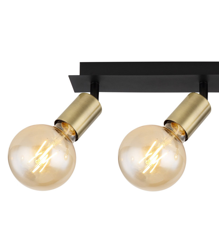 Liliana Ceiling Spotlight Bar Matt Black 3x E27-5