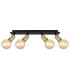 Liliana Ceiling Spotlight Bar Matt Black 4x E27-3