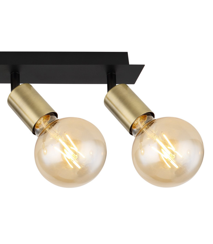 Liliana Ceiling Spotlight Bar Matt Black 4x E27-5