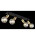 Liliana Ceiling Spotlight Bar Matt Black 4x E27-6