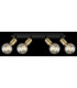 Liliana Ceiling Spotlight Bar Matt Black 4x E27-7
