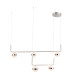 Lovest Bar Pendant Ceiling Light Nickel Matt 5x LED 3000K-3