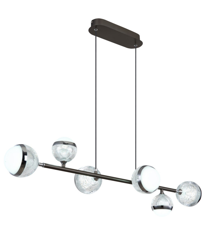 Untsy Bar Pendant Ceiling Light Titanium Color Brushed 6x LED Dimmable 2700-6000K Remote Control-8
