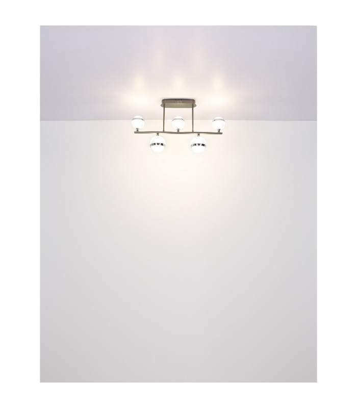 Untsy Bar Pendant Ceiling Light Titanium Color Brushed 6x LED Dimmable 2700-6000K Remote Control-10