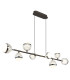 Untsy Bar Pendant Ceiling Light Titanium Color Brushed 8x LED Dimmable 2700-6000K Remote Control-1