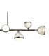 Untsy Bar Pendant Ceiling Light Titanium Color Brushed 8x LED Dimmable 2700-6000K Remote Control-4