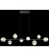 Untsy Bar Pendant Ceiling Light Titanium Color Brushed 8x LED Dimmable 2700-6000K Remote Control-6