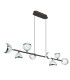 Untsy Bar Pendant Ceiling Light Titanium Color Brushed 8x LED Dimmable 2700-6000K Remote Control-8