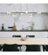 Untsy Bar Pendant Ceiling Light Titanium Color Brushed 8x LED Dimmable 2700-6000K Remote Control-9