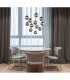 Riha Cluster Pendant Ceiling Light Matt Black Balls Smoke Glass Shade 12x G9 3000K-3